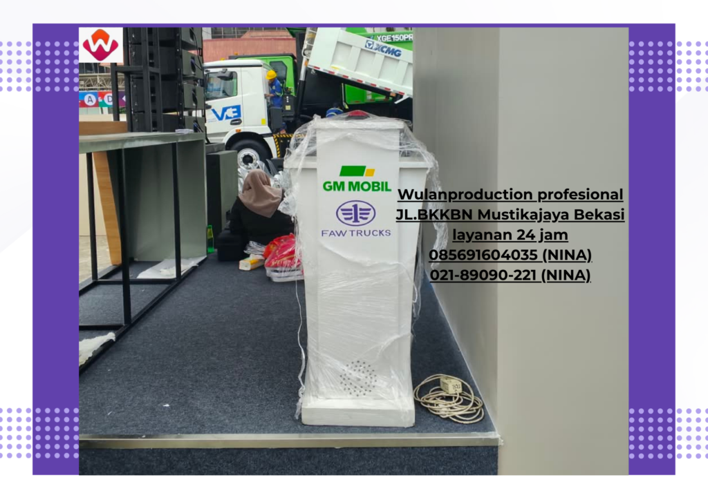 Sewa PODIUM SIRINE Cutting Sticker jakarta (NO.HP 085691604035 / 021-89090-221)
