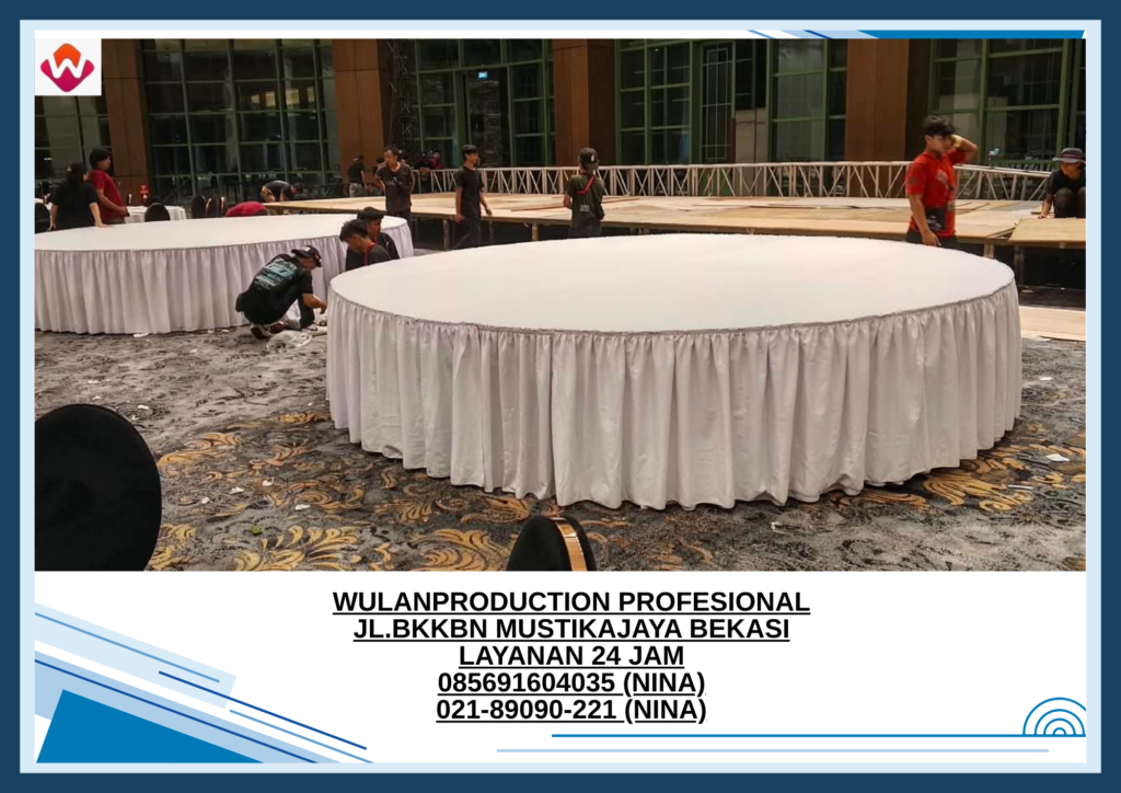 Sewa ROUND TABLE D400cm Jakarta