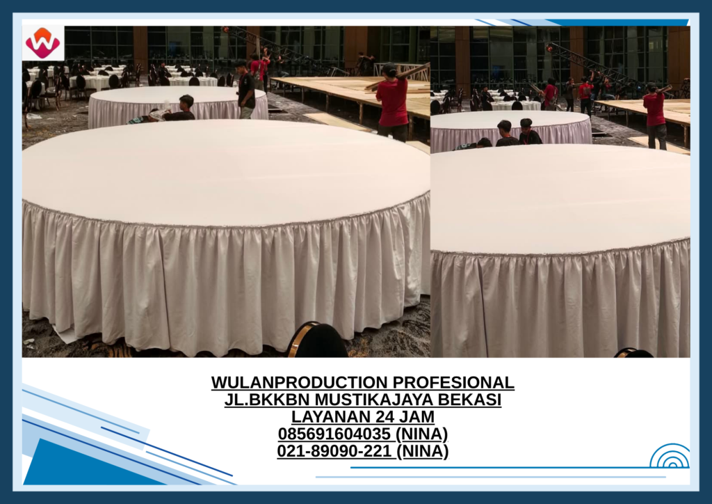 Sewa ROUND TABLE D400cm Jakarta