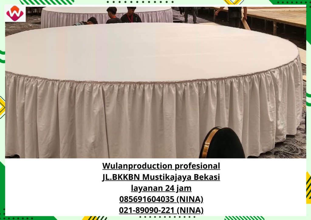 Sewa ROUND TABLE Diameter 400 cm Bogor