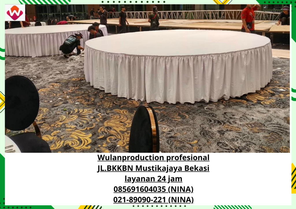 Sewa ROUND TABLE Diameter 400 cm Bogor