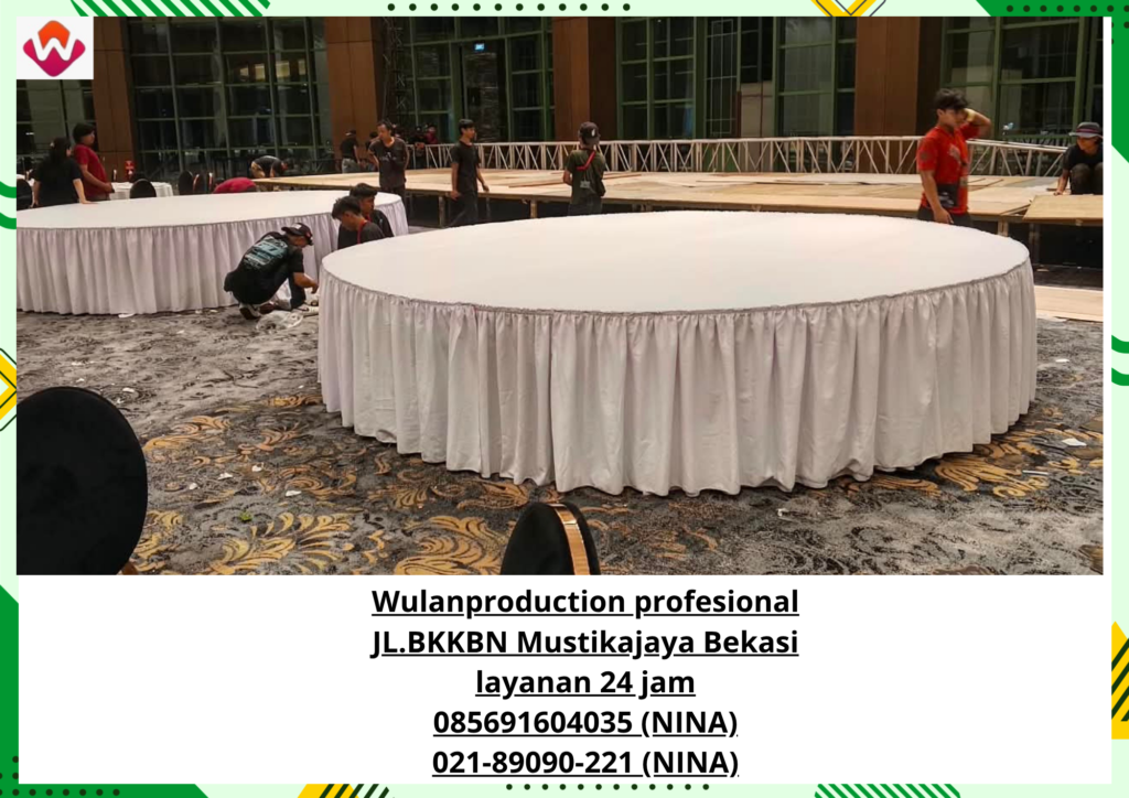 Sewa ROUND TABLE Diameter 400 cm Bogor
