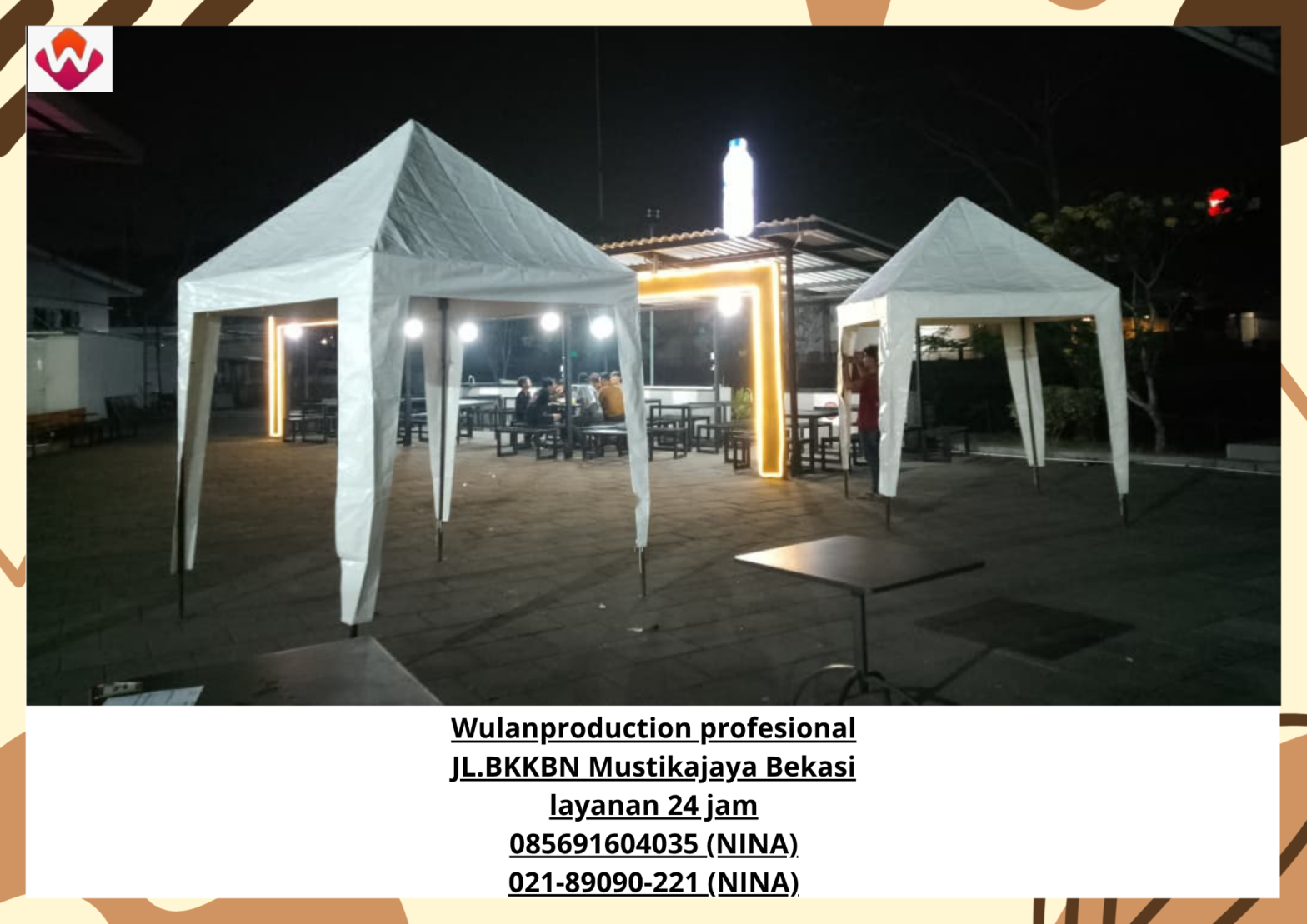Sewa TENDA BAZAR GW Food Grand Wisata Bekasi(No.HP 085691604035 / 021-89090-221)