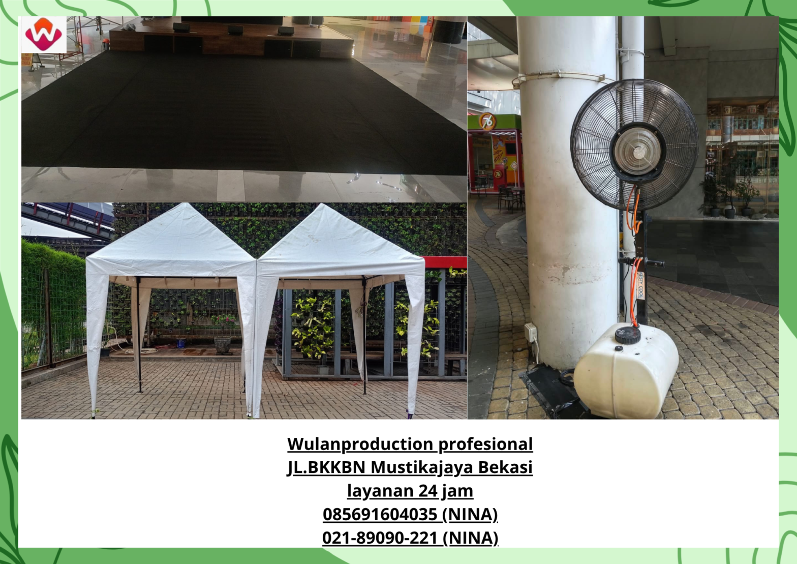 Sewa TENDA BAZAR MISTYFAN FLOORING BSD Tangerang (No.HP 085691604035 / 021-89090-221)