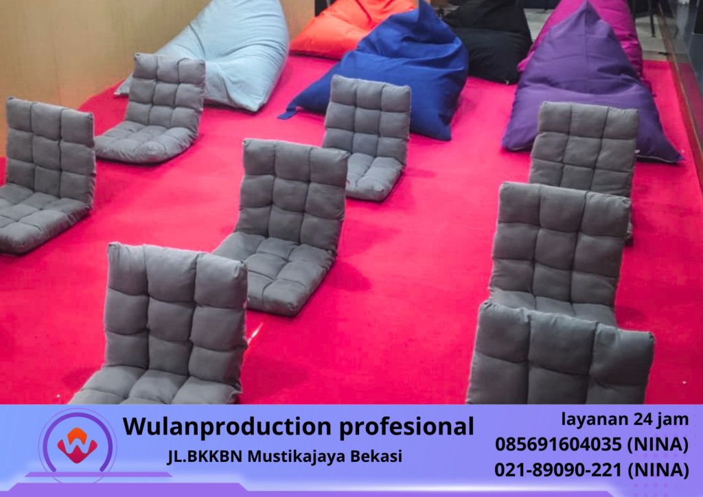Rental KURSI LIPAT BEANBAG KARPET BUANA Jakarta (No.HP 085691604035 Nina)