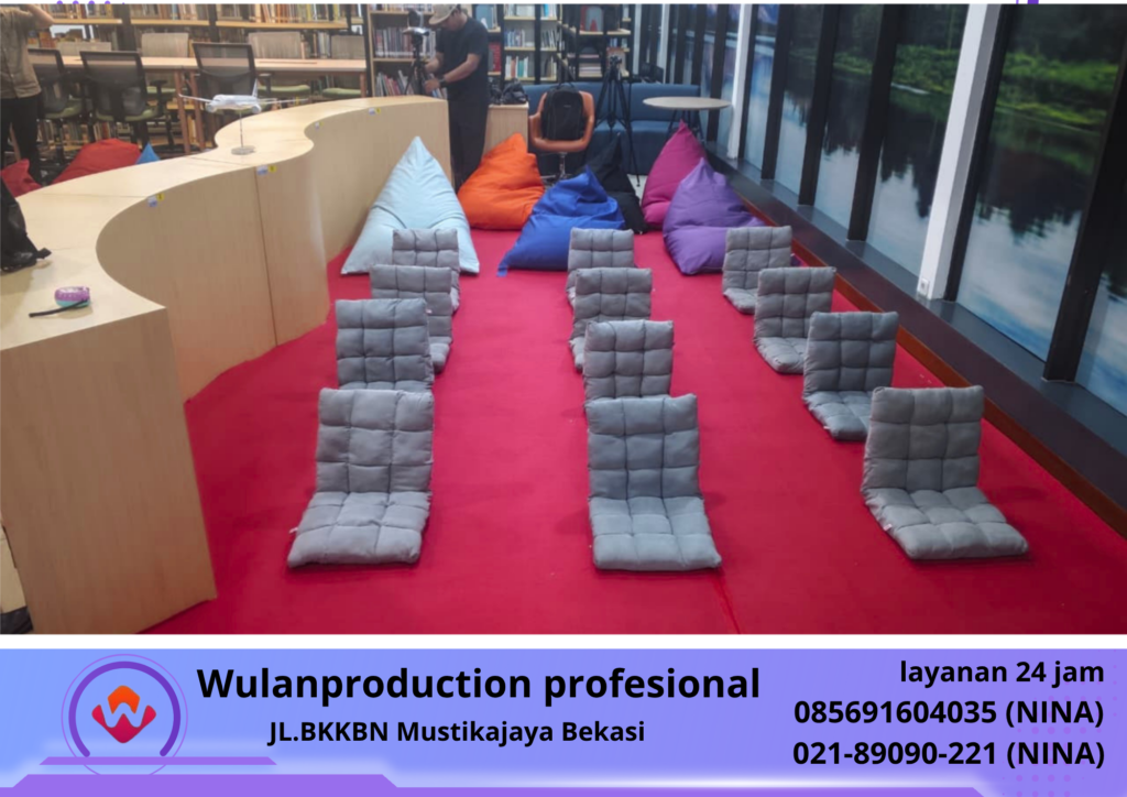 Rental KURSI LIPAT BEANBAG KARPET BUANA Jakarta (No.HP 085691604035 Nina)