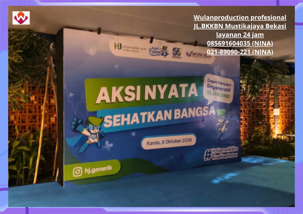 Sewa BACKDROP Apotek Roxy Jakarta Selatan (No.HP 085691604035 / 021-89090-221)