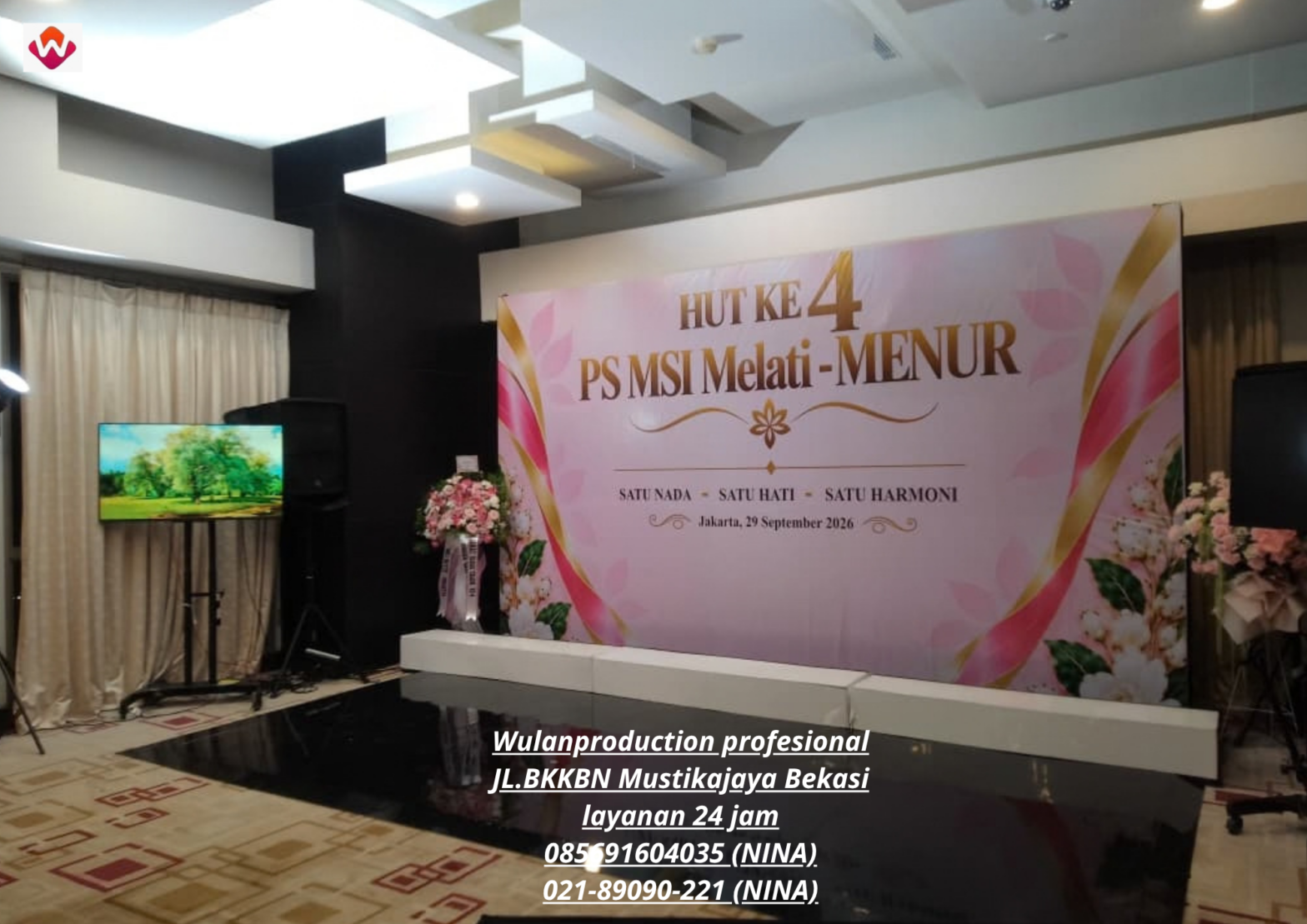 Sewa DANCE FLOOR HITAM dan BACKDROP Senopati Jakarta (No.HP 085691604035 / 021-89090-221)