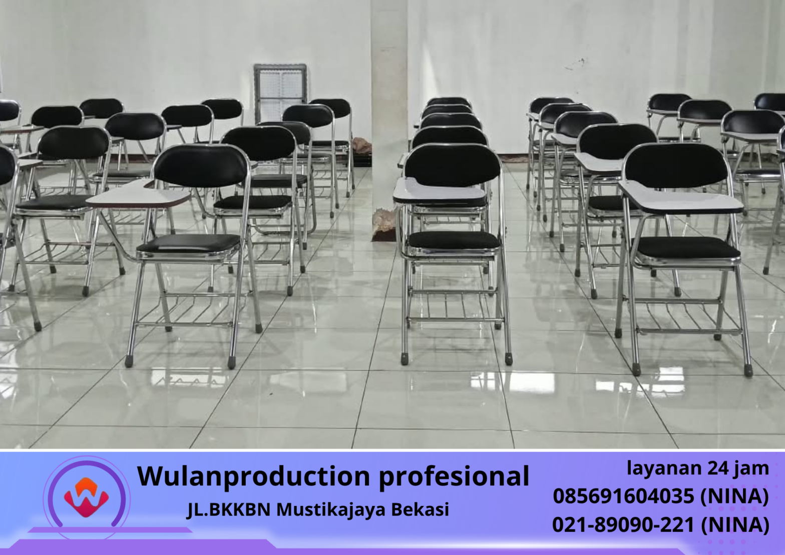 Sewa KURSI KULIAH Event Gor Grand Wisata Jakarta (No.HP 085691604035 Nina)