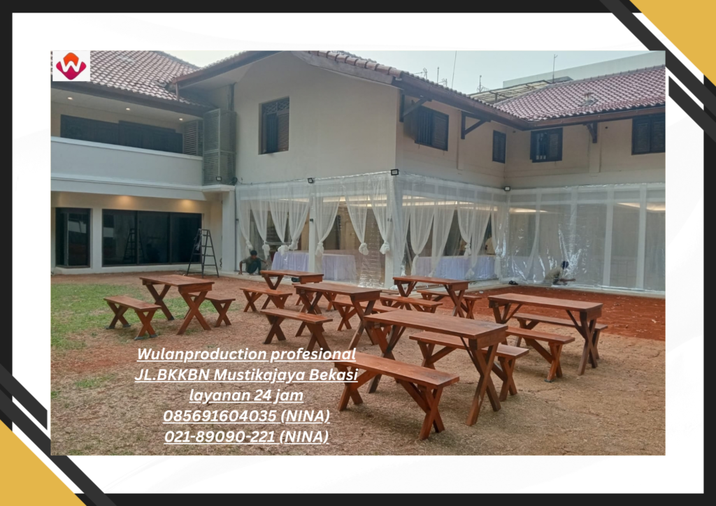 Sewa MEJA BANGKU Taman Outdoor Depok (NO.HP 085691604035 / 021-89090-221)