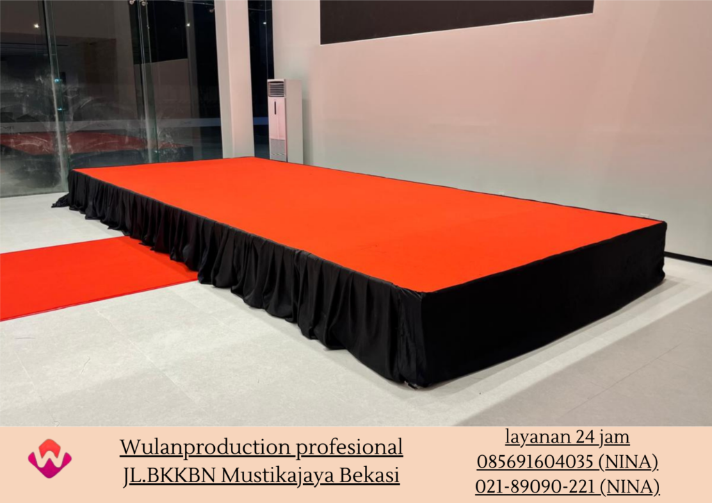 Sewa PANGGUNG FLOORING KARPET KURSI Event PIK 2 (No.HP 085691604035 NINA)