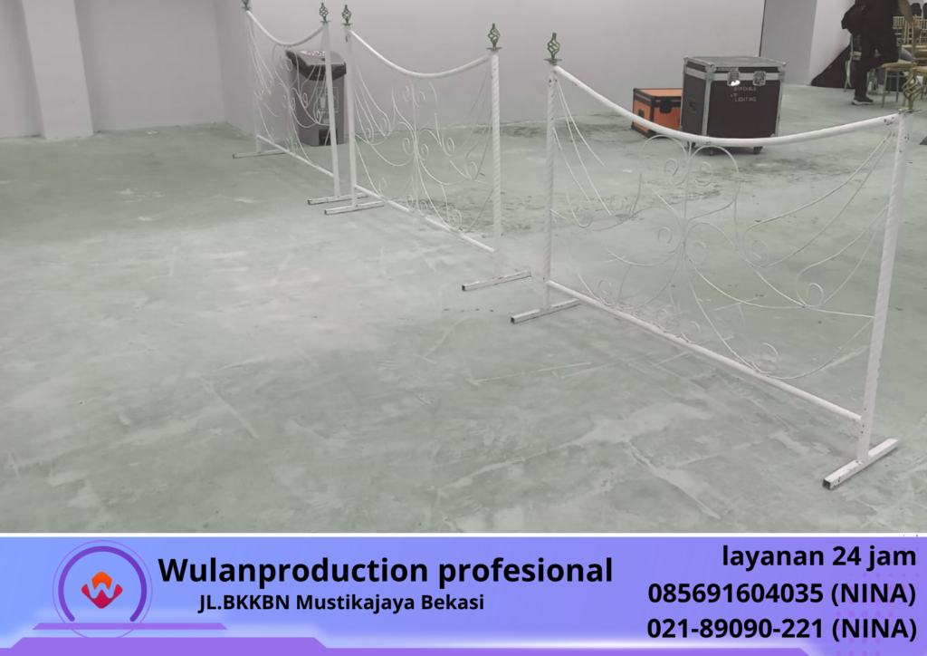 Sewa PEMBATAS VIP Putih Jakarta Pusat (No.HP 085691604035 / 021-89090-221 Nina)