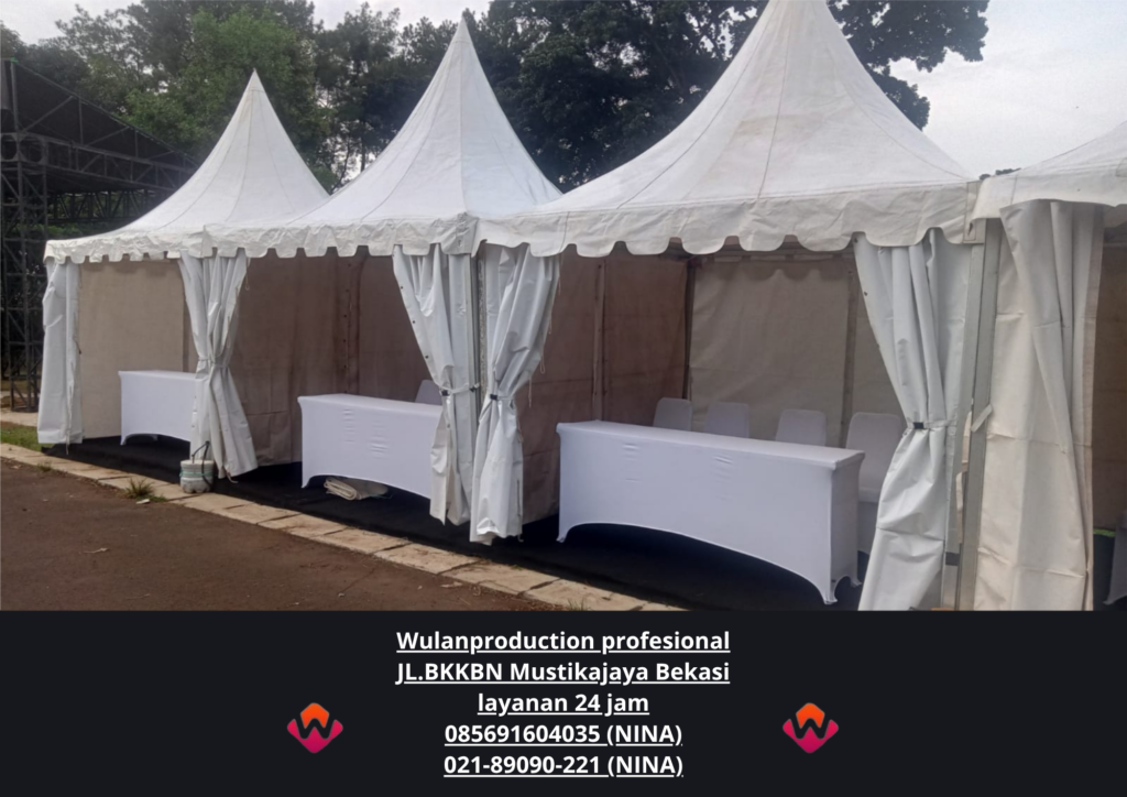 Sewa TENDA KERUCUT PUTIH Bogor (No.HP 085691604035 / 021-89090-221) 