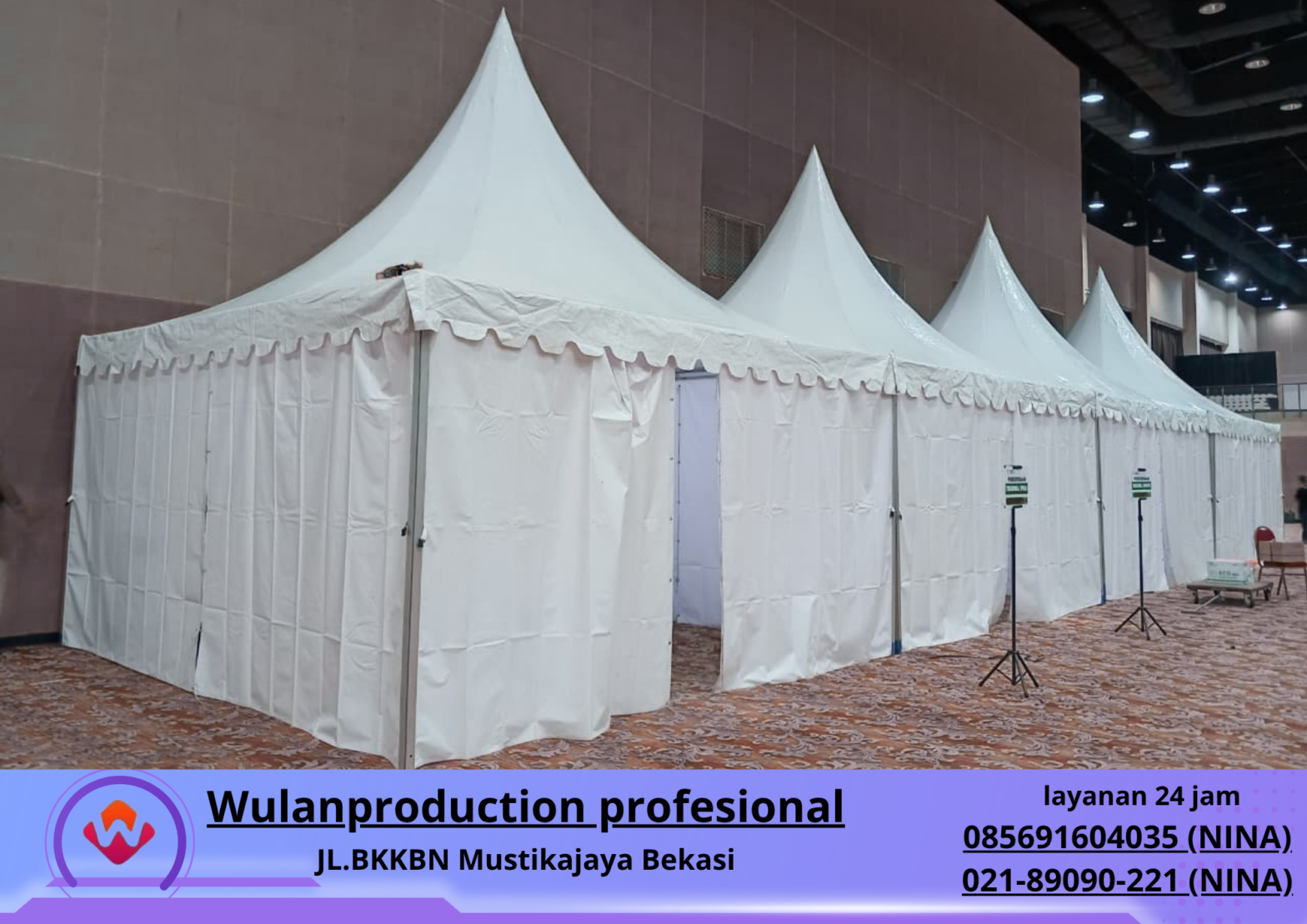 Sewa TENDA SARNAFIL Indoor Event Ancol (No.HP 085691604035 Nina)